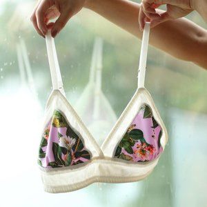 Elaine Bralette in Madagascar digitally printed by Naja